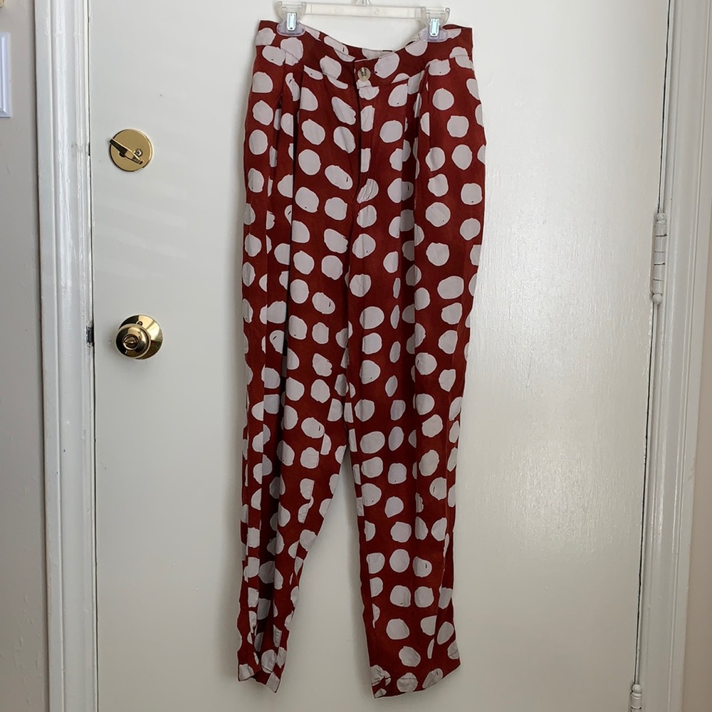 Urban outfitters Dara Pleated Trouser polka dot Pant - Picture 5 of 10